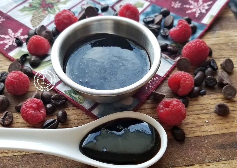 DairyFree Espresso Caramel Sauce Recipe to go on desserts and coffee.