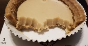 Meyer Lemon Tart with bites taken