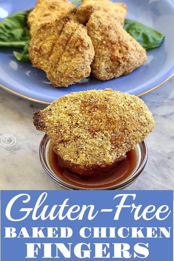 GlutenFree Baked Chicken Fingers Recipe low carb, low calorie flavorful.