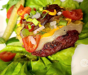 Horseradish Onion Buffalo Burger Recipe