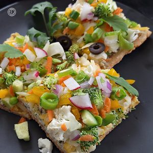 Gluten-Free Fresh Veggie Pizza