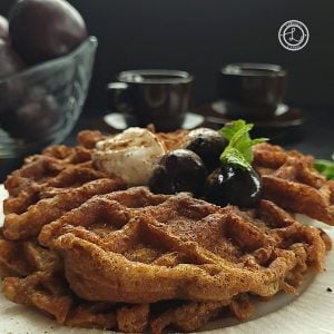 Gluten-Free Gingerbread Waffles