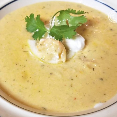 Creamy Langostino Bisque Recipe is an easy poor man's lobster soup