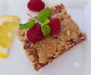 One of the tasty quick and easy bars on a plate