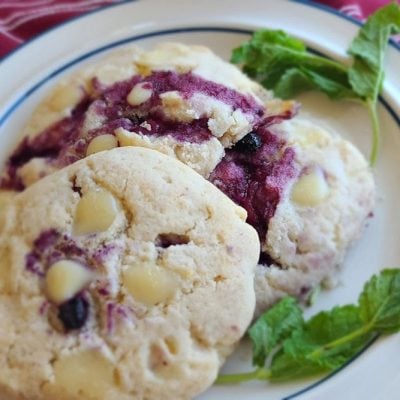 Three Cookies on a plate
