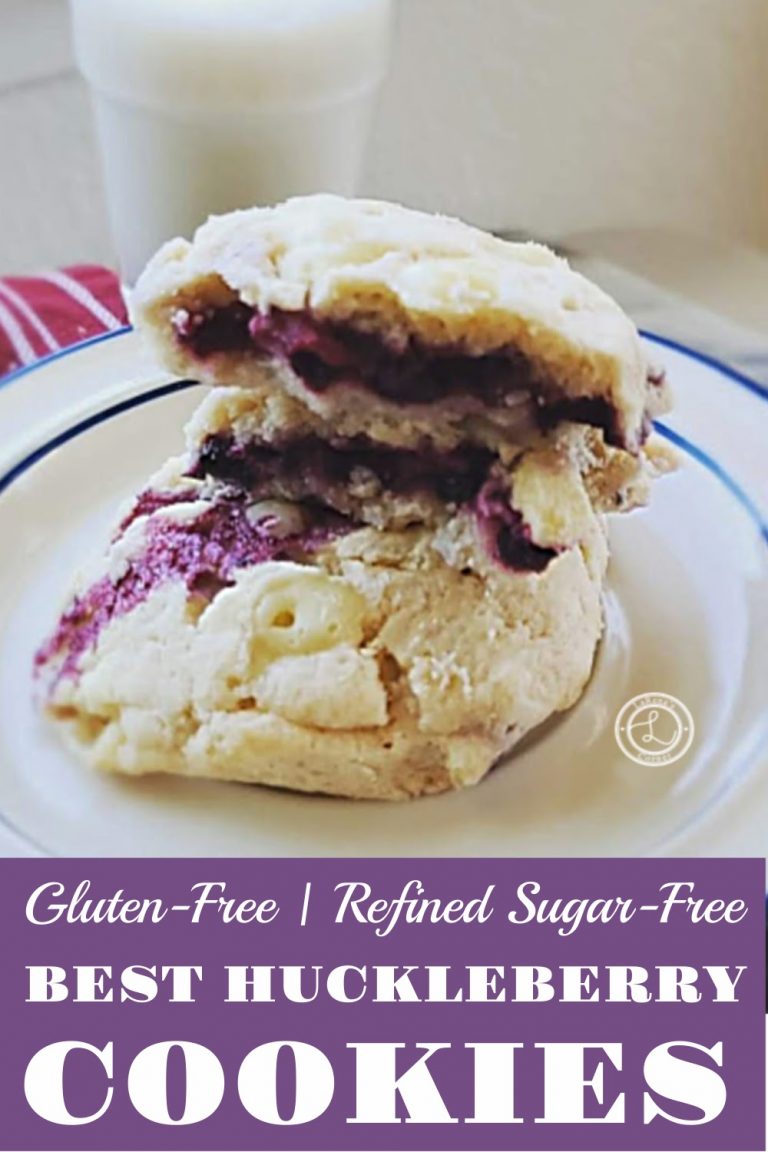 Gluten-Free Best Huckleberry Cookies Recipe a soft sweet filled cookie.