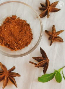 Spice in a small bowl.