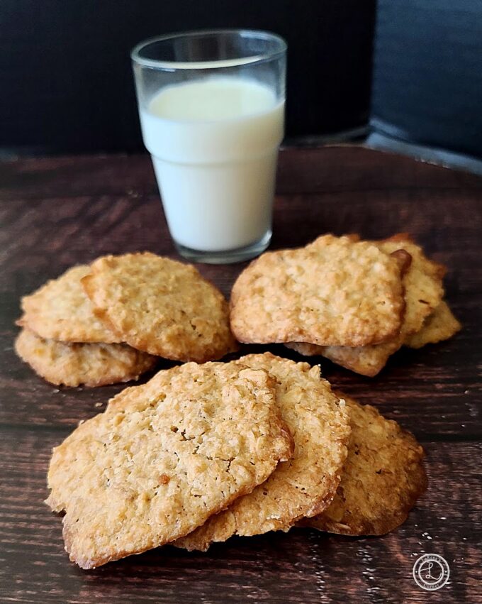 GlutenFree Swedish Oatmeal Wafers Recipe a thin delicate and crip treat.