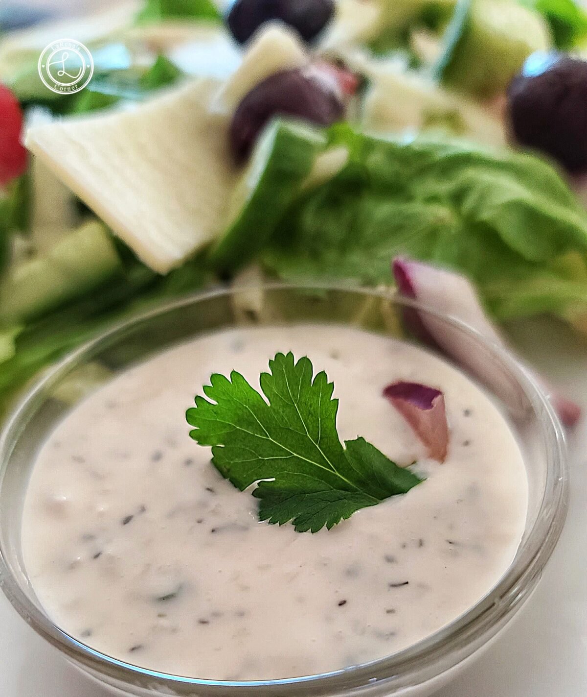 DairyFree Ranch Horseradish Dressing Recipe zippy salad topping