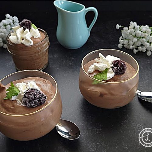 DairyFree Chocolate Mousse melt in your mouth vintage French.