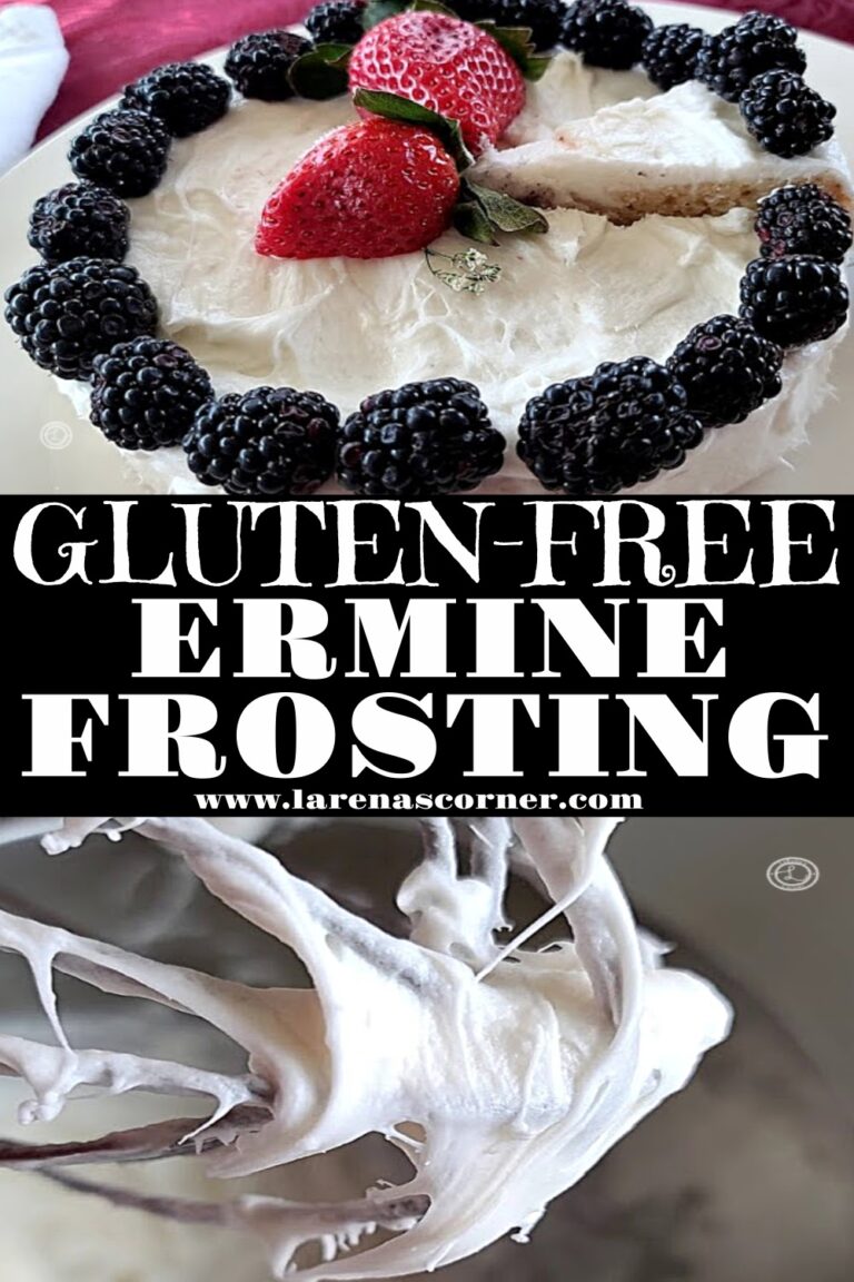 GlutenFree Vanilla Ermine Frosting Recipe is a vintage boiled milk icing.