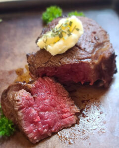 Cooked Keto Garlic Filet Mignon