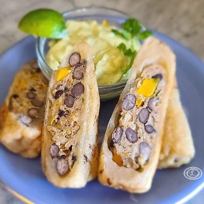Cut Egg Rolls