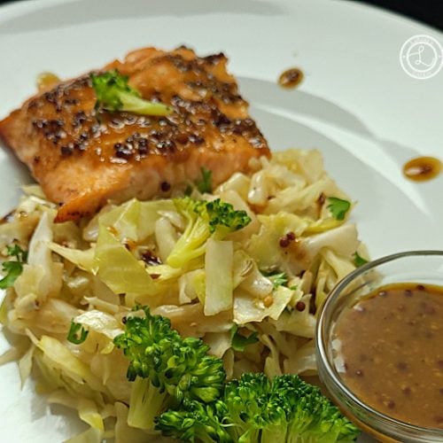 Mustard Caraway Fried Cabbage Recipe is slightly spicy and sour.