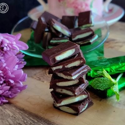 Homemade After-Dinner Chocolate Mints