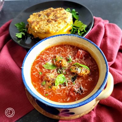 Chunky Fire Roasted Tomato Soup
